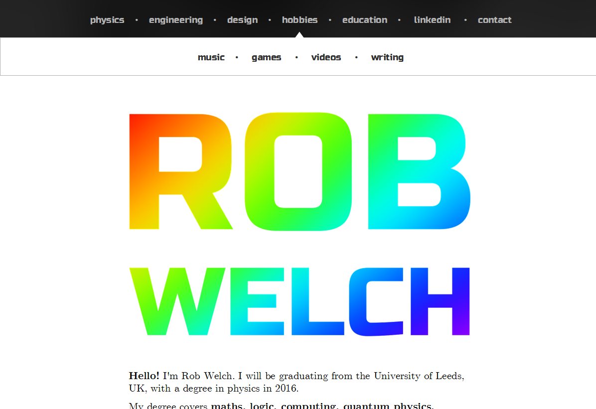 robwelchwebsite